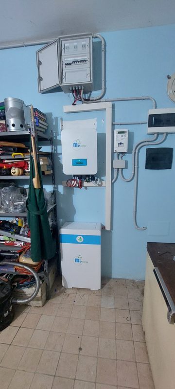 Inverter e quadro di protezione