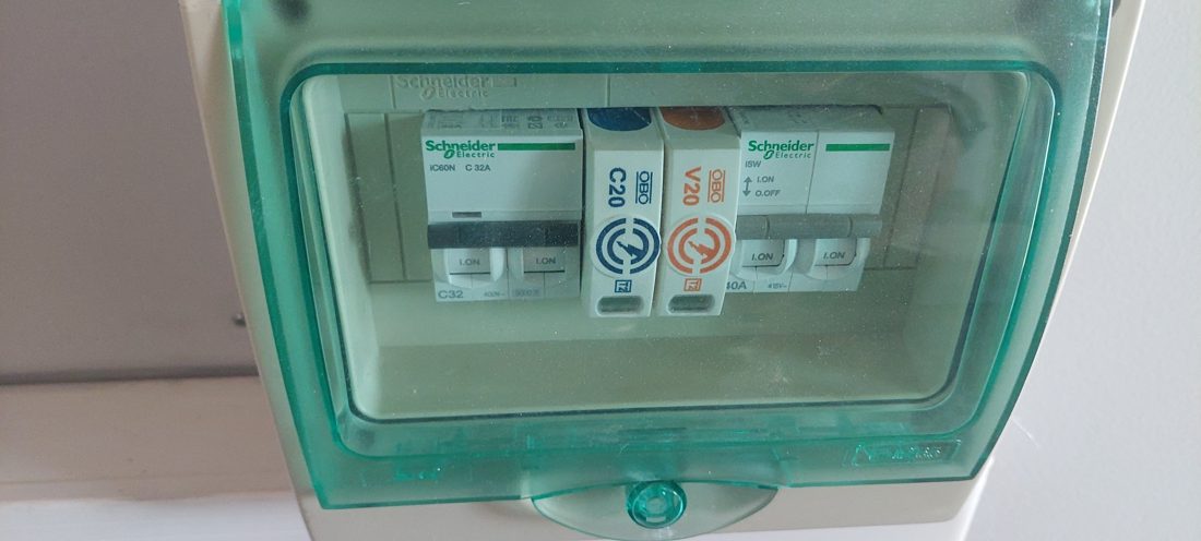 Quadro di protezione dell'impianto