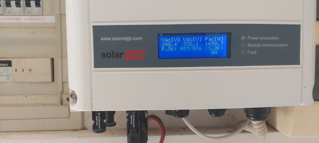 Inverter in produzione