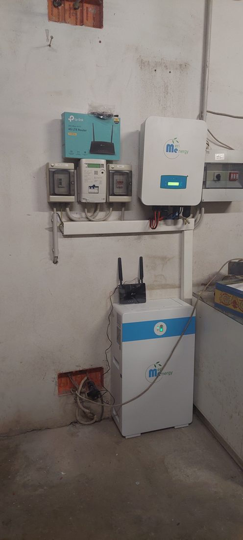 Inverter installato a parete