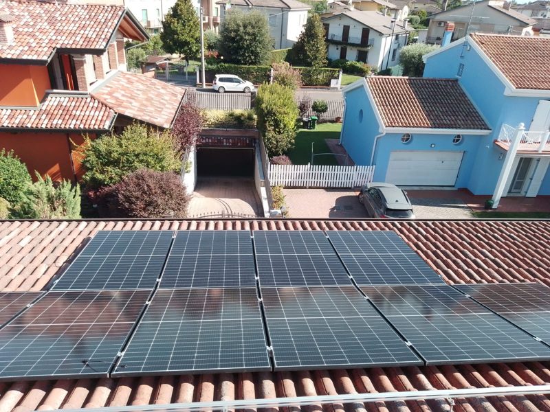 Impianto fotovoltaico realizzato a Dolo