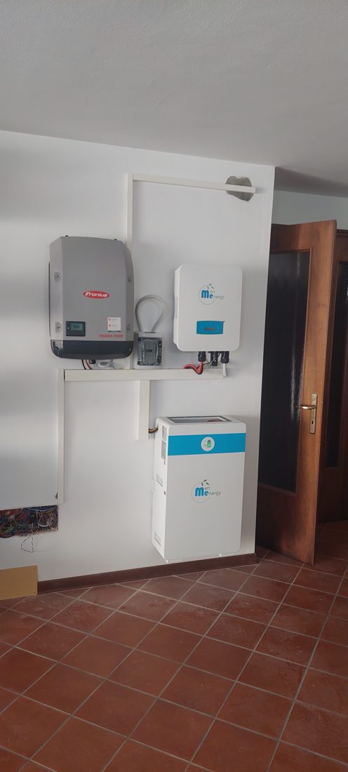Inverter e punto di ricarica