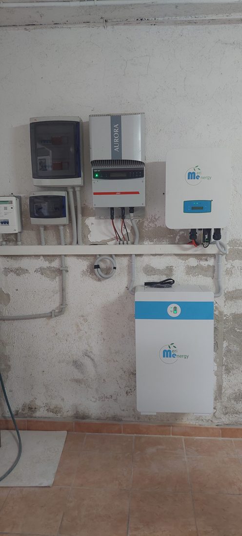 Inverter e linea di collegamento