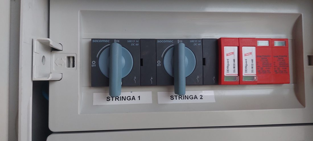 Sezionatori di stringa