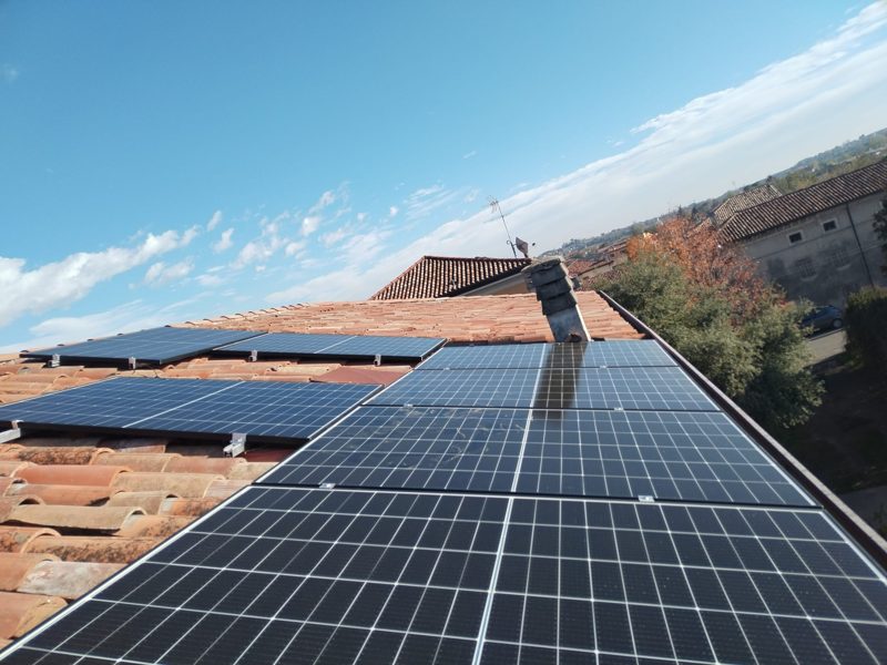 Impianto fotovoltaico realizzato a Vittorio Veneto